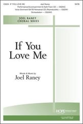 If You Love Me SATB choral sheet music cover